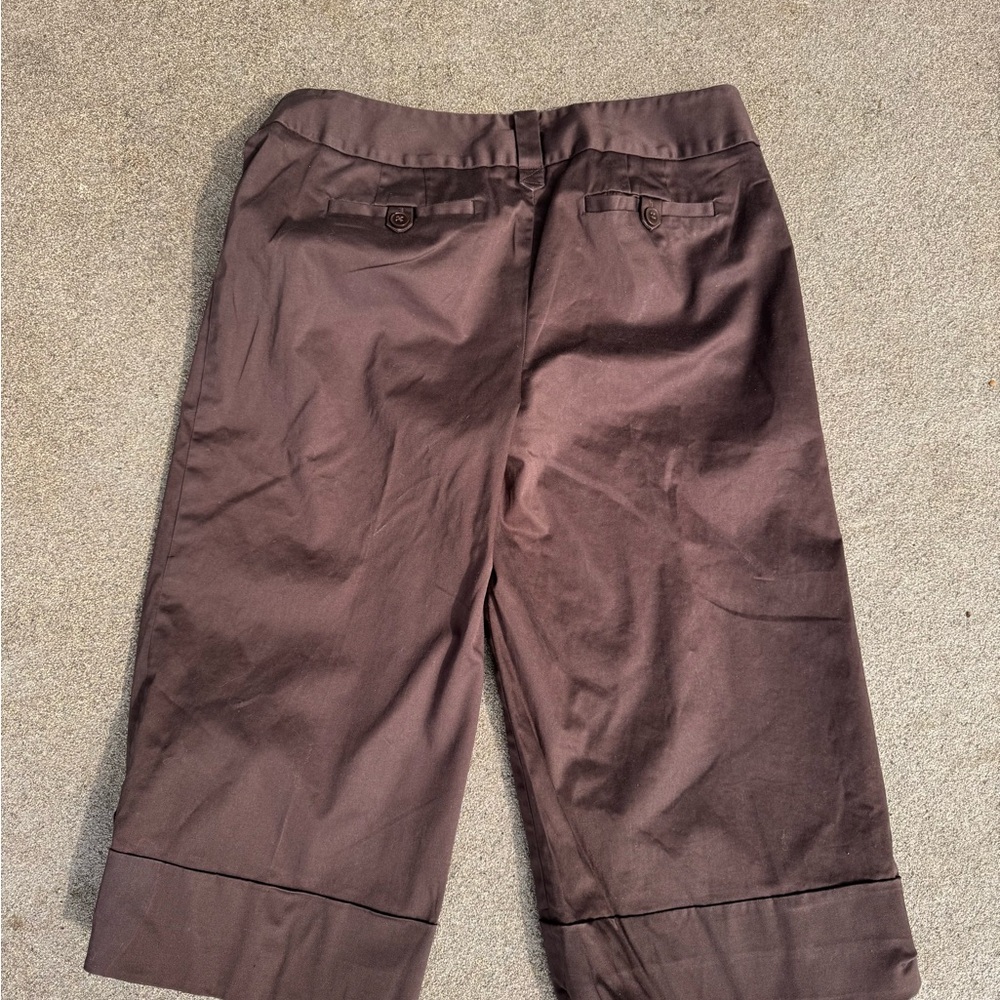 Ann Taylor LOFT, Capris, Brown, Size 8 - Picture 2 of 3